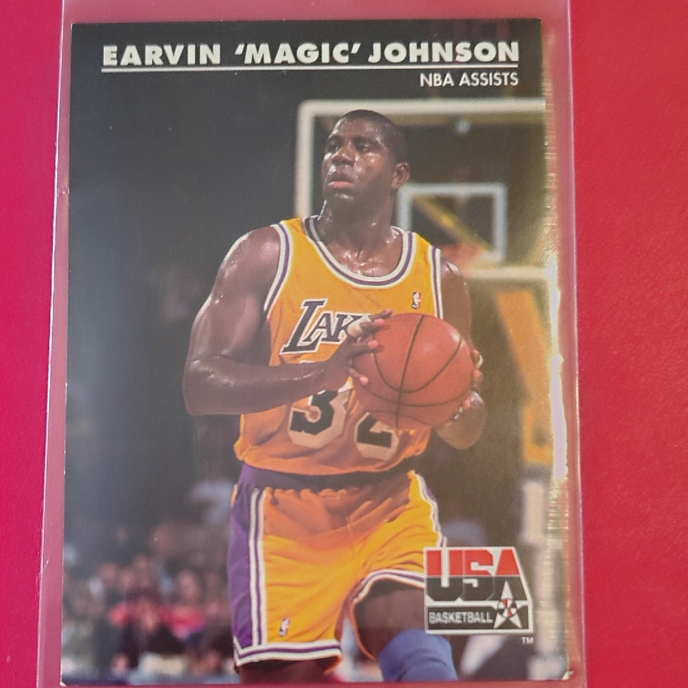 Magic Johnson 1992-93 Skybox Dream Team USA #36 Los Angeles Lakers Card